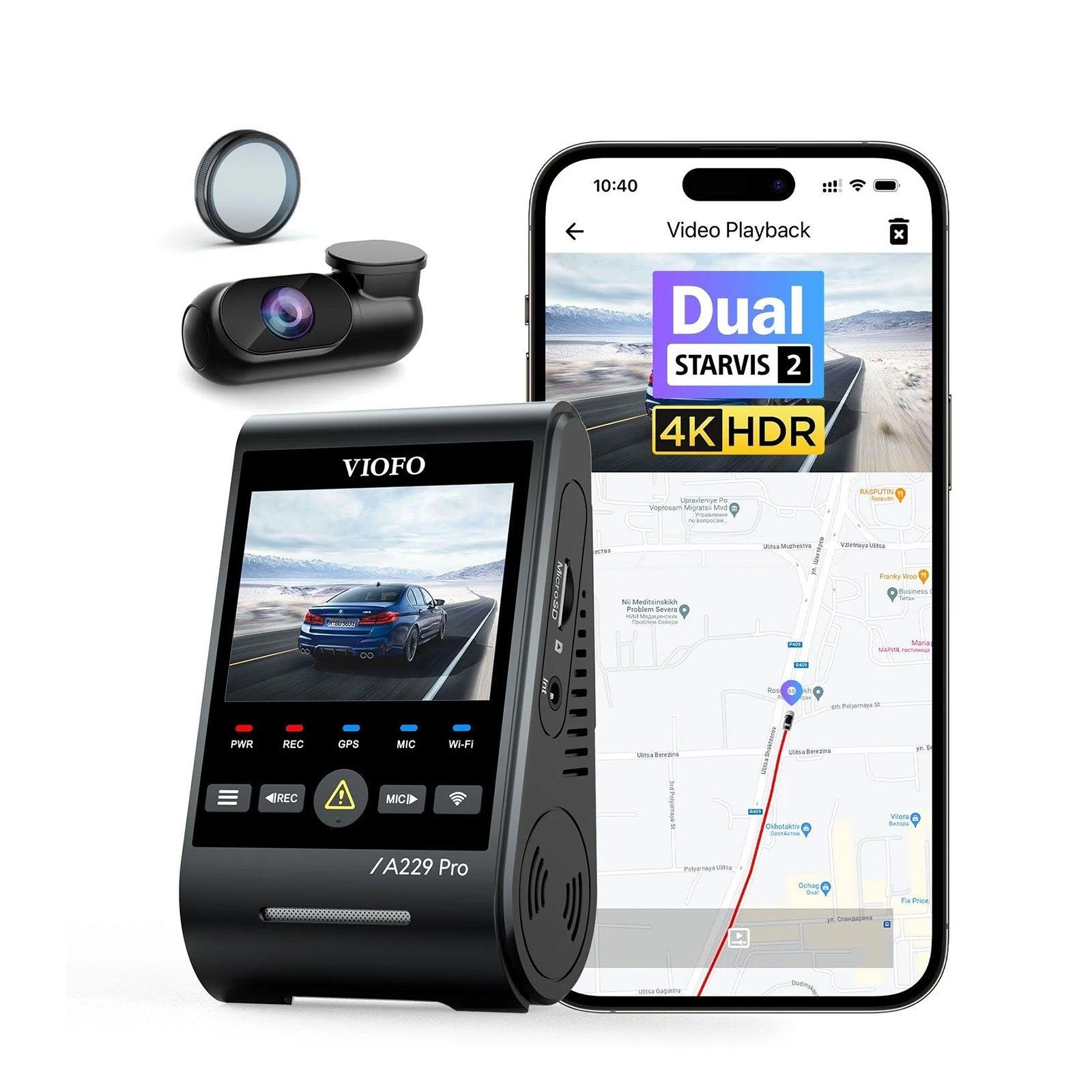 VIOFO 4K HDR 前後雙鏡頭行車記錄器 A139 Pro 2CH