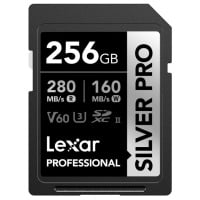 Lexar Professional 1800x SDXC V60 U3 C10 UHS-II Card 256GB [R:270 W:180]