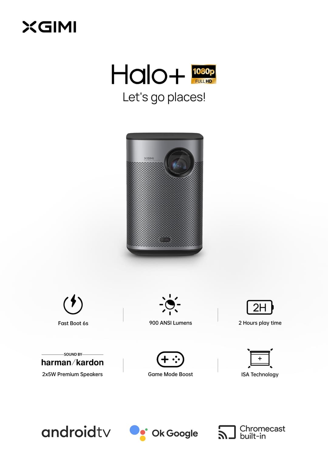 XGIMI Halo Plus 便攜投影機 圖 1