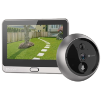 Ezviz 螢石 DP2 2K Wire-Free Peephole Doorbell 觸控面板智能貓眼攝像頭+門鈴 CS-DP2-R100-6E3WPFBS