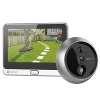 Ezviz 螢石 DP2 觸控面板1080p全無線貓眼攝像頭+門鈴 CS-DP2-A0-6E2WPFBS