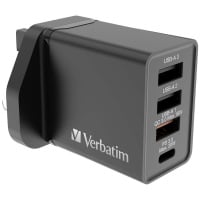 Verbatim 4端口 30W PD & QC 3.0 USB 充電器 66892 / 66897