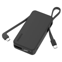 MOMAX 1-Power Vital+ 10000mAh 流動電源 內建雙 USB-C 線 IP138