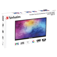 Verbatim 14吋便攜式觸控螢幕顯示器 1080p 金屬外殼 (PMT-14) 49591