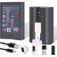 IB Rechargeable Lithium-Ion Replacement Battery 6040mAh for Ring Doorbell Camera 2/3/4/3plus 充電鋰電池 V4