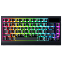 Razer BlackWidow V4 Pro 75% 熱插拔無線遊戲鍵盤 (第3代 Razer 觸感橘軸)