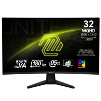 MSI 31.5吋 MAG 32CQ6F 2K WQHD 180Hz 1500R VA 曲面電競顯示器