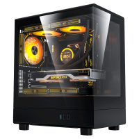 DarkFlash M-ATX PC Case 全境玻璃電腦機箱 DB330M