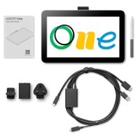 Wacom One 12 3-in-1 3-in-1 Cable 手寫液晶顯示器 DTC121W4D