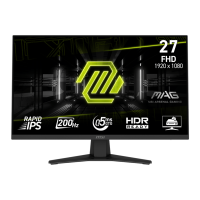 MSI 27吋 MAG 274F 1080P FHD Rapid IPS 200Hz 電競顯示器