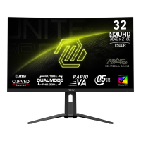 MSI 32吋 MAG 321CUPDF 4K 160Hz/FHD 320Hz Rapid VA 1500R 雙模式曲面電競顯示器