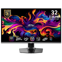 MSI 31.5吋 MPG 321URX QD-OLED 4K UHD 240Hz 電競顯示器