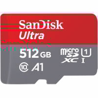 SanDisk Ultra U1 C10 UHS-I microSDXC 記憶卡 512GB [R:100] (SDSQUAR-512G)