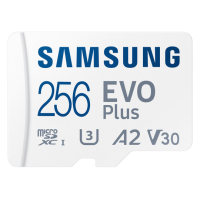 Samsung 三星 EVO Plus (2024) U3 A2 V30 UHS-I microSDXC 記憶卡 with SD Adapter 256GB [R:160] (MB-MC256SA)