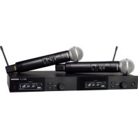 Shure Dual Wireless System with 2 SLXD2/58 Handheld Transmitters 雙通道手持式無線麥克風系統 SLXD24D/SM58