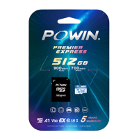 Powin Premier Express microSD Express 記憶卡 512GB [R:900 W:700]