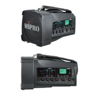 MIPRO 雙頻道迷你型無線喊話器 MA-100D