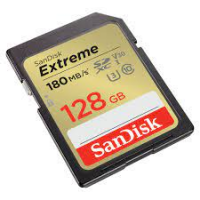 SanDisk Extreme V30 U3 C10 UHS-I SDXC 記憶卡 128GB [R:180 W:90] (SDSDXVA-128G)