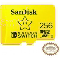 SanDisk UHS-I microSDXC 記憶卡 for Nintendo Switch 256GB [R:100 W:90] (SDSQXAO-256G)