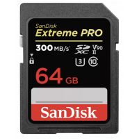 SanDisk Extreme PRO V90 U3 C10 UHS-II SDXC 記憶卡 64GB [R:300 W:260] (SDSDXDK-064G)