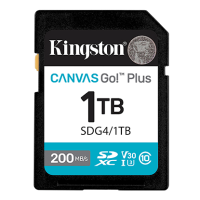 Kingston Canvas Go! Plus V30 SDXC 記憶卡 1TB [R:200 W:160] (SDG4/1TB)