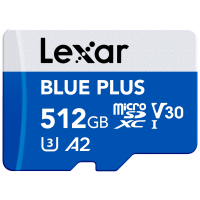 Lexar Blue Plus microSDXC UHS-I 記憶卡 512GB [R:170]