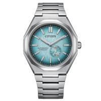 Citizen 40.5mm Mechanical 藍色錶盤鈦金屬男士機械腕錶 NK5020-58L