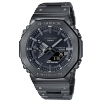 Casio G-Shock 2100系列全金屬黑色離子鍍層腕錶 GM-B2100BD-1A