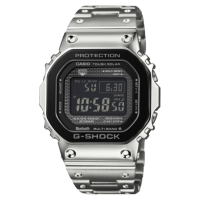 Casio G-Shock 全金屬 5000 系列 不鏽鋼藍牙數碼太陽能手錶 GMW-B5000BT-1