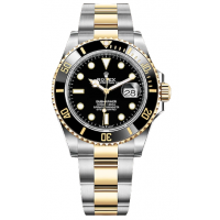 Rolex 勞力士 41mm Submariner Date 黑色錶面特大夜光鐘點標記腕錶 m126613ln-0002