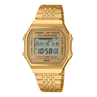 Casio Vintage 金色復古方塊電子手錶 ABL-100WEG-9A