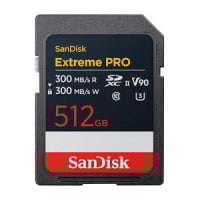 SanDisk Extreme PRO V90 U3 C10 UHS-II SDXC 記憶卡 512GB [R:300 W:300] (SDSDXDM-512G)