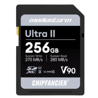 CHIPFANCIER ULTRA II V90 UHS-II Class 10 SDXC 記憶卡 256GB [R:270 W:280]