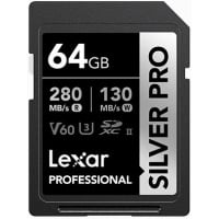 Lexar Professional Silver Pro SDXC UHS-II Card 64GB [R:280 W:130]