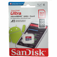 SanDisk Ultra A1 U1 C10 UHS-I microSDHC 記憶卡 32GB [R:120] (SDSQUA4-032G)