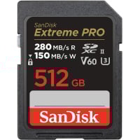 SanDisk Extreme PRO V60 U3 UHS-II SDXC 記憶卡 512GB [R:280 W:150] (SDSDXEP-512G-GN4IN)