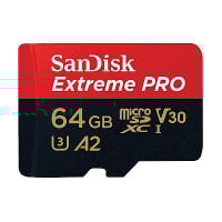 SanDisk Extreme PRO A2 V30 U3 microSDXC 記憶卡 64GB [R:170 W:90]