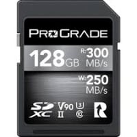 Prograde Digital V90 UHS-II SDXC 記憶卡 128GB [R:300 W:250]