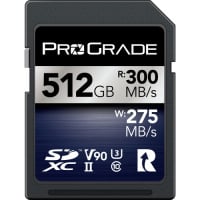 Prograde Digital SDXC UHS-II V90 300R Iridium 記憶卡 512GB [R:300 W:275]