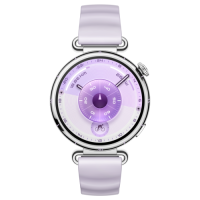 Huawei 華為 Watch GT 6 41mm 流光紫 淺紫色氟橡膠錶帶智能手錶
