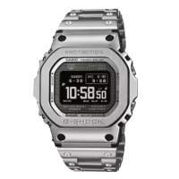 Casio G-Shock 全金屬 5000系列 不鏽鋼藍牙數碼太陽能手錶 GMW-BZ5000D-1