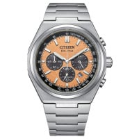 Citizen 42.5mm Eco-Drive 棕色錶盤鈦金屬光動能手錶 CA4610-85Z