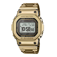 Casio G-Shock 全金屬 5000系列 不鏽鋼藍牙數碼太陽能手錶 GMW-BZ5000GD-9