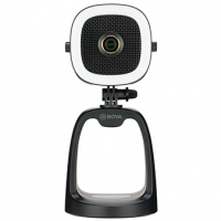 BOYA 多合一直播/視頻會議USB麥克風 (內置1080p鏡頭及LED燈) CM6A