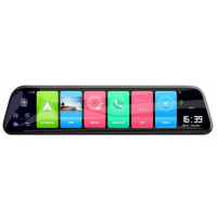 E-ACE 12 Inch 4G Android Rearview Mirror Dash Cam with GPS and ADAS 後視鏡行車記錄儀 D14