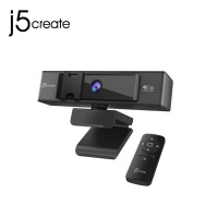 J5create USB 4K ULTRA HD Webcam with 5x Digital Zoom Remote Control 4K高畫質/數位變焦視訊會議攝影機 JVCU435