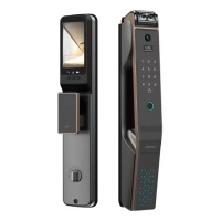 Ausaulio 人臉識別自動調節攝像角度掌靜脈智能自動門鎖 V20