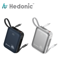 Hedonic PD3.0 45W Lightning & USB-C 自帶線快充移動電源 (3C可追溯二維碼版) 10000mAh 81082 / 81083