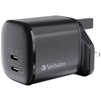Verbatim 2 Port 67W PD 3.0 GaN 充電器 66882