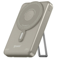 XPower 7合1 PD 3.0雙內置線+磁吸無線移動電源連支架 10000mAh M10R